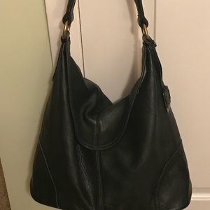 Frye Black Leather Hobo